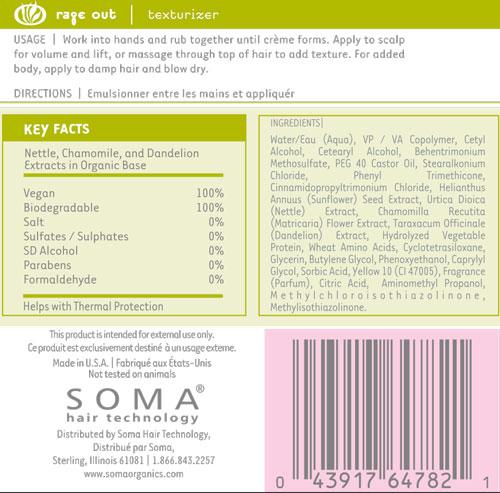 SOMA - Rage Out Styling Crème - 8oz